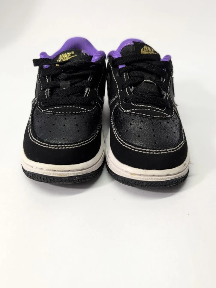 Nike Force 1 LV8 TD 'Cracked - Black White' - DQ0550-001 - Niño pequeño talla 8C Foto 2 de 4