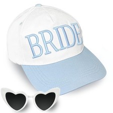 Bride Trucker Hat Baseball Cap Accessories for One Size, Blue