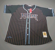 Miami Giants Headgear Classics Negro League Baseball Black Jersey Men 5XL 286