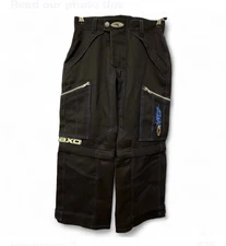 AXO SPORT PURSUIT MOTOCROSS PANTS, YOUTH SIZE 24, WAIST 25", RISE 8.5, INSEAM 23