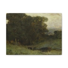 Edward Mitchell Bannister - Untitled (forest) - Canvas Wall Art