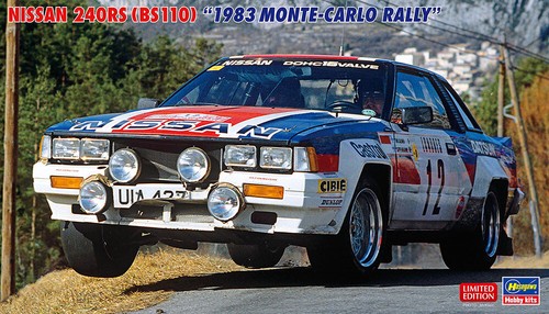 Hasegawa 1/24 Nissan 240RS (BS110) 1983 Monte Carlo Rally Model Kit 20727 - Picture 20 of 24