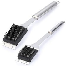 2 Pack Grill Brush and Scraper 16.5  14 Wire BBQ Grill Brush for Outdoor Grill
