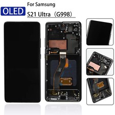 Small Display OLED For Samsung Galaxy S21 Ultra G998 Screen Digitizer Assembly
