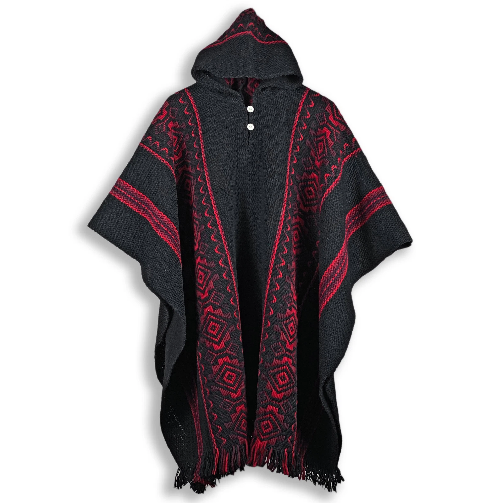 LLAMA WOOL MENS WOMANS UNISEX HOODED PONCHO PULLOVER SWEATER JACKET ALL SEASONS
Opens in a new windo