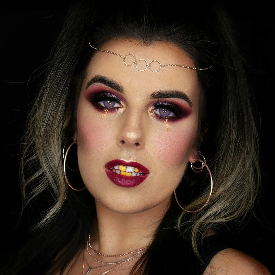 Mehron Tooth FX Color Pintura Teatro Negro, Dorado, Blanco Disfraz Zombie Dientes Maquillaje Foto 3 de 4