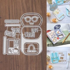 You Rule! Backpack w School Supplies Cutting & Embossing Dies – Kids Bookbag