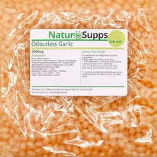 Odourless Garlic capsule 5000mg - 200, 500 and 1000 Capsules - Natur Supps