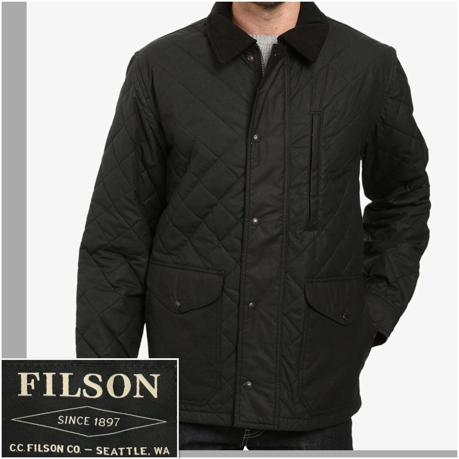 FILSON QUILTED MILE MARKER JACKET (バブアー)-