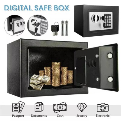 17EF Fireproof Digital Safe Box Digital Electronic Security Safe Box with Keys
