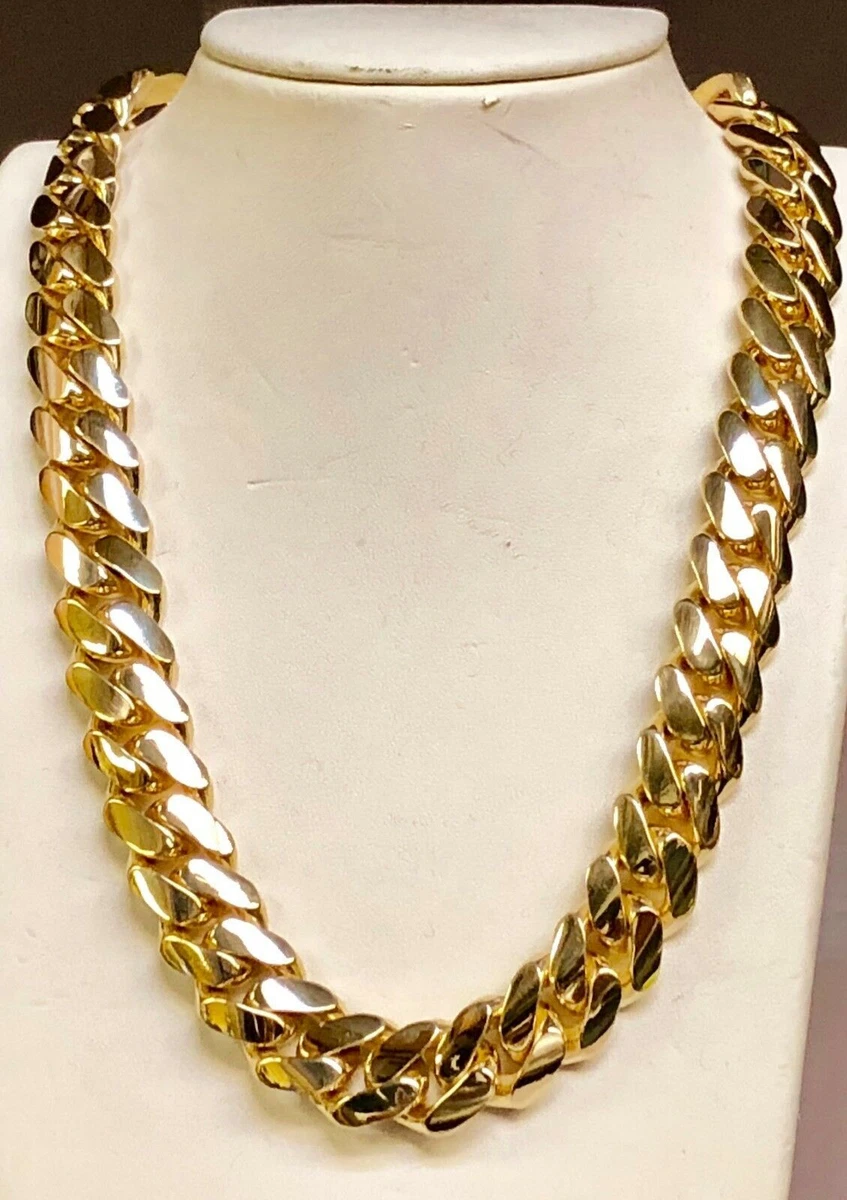 Gold Cuban Link Chain – RoseGold & Black Pty Ltd