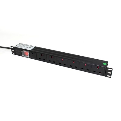 Clearflow Überspannungsgeschützter 6-fach Stromverteiler