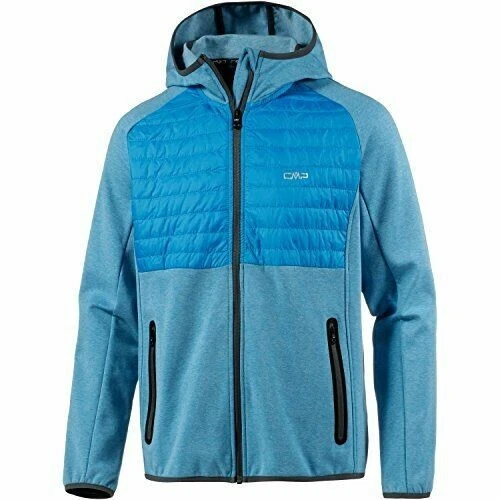 Chaqueta de sudor con capucha CMP azul grande precio de venta sugerido por el fabricante £115 Td9  Foto 3 de 4