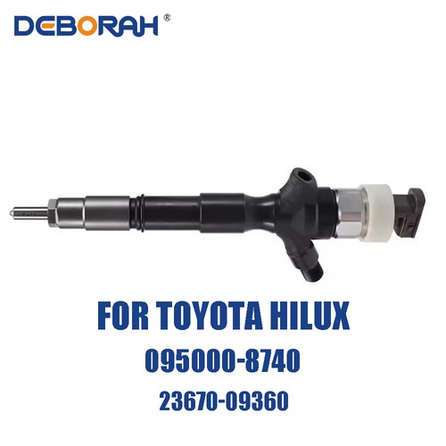 Inyector de combustible 4 piezas 095000-8740 23670-09360 para TOYOTA HILUX 2KD FTV HIACE2.5 D4D - Imagen 2 de 7
