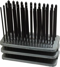 Value Collection 60 Piece Round Shank Transfer Punch Set, Wire Gage #1 to #60