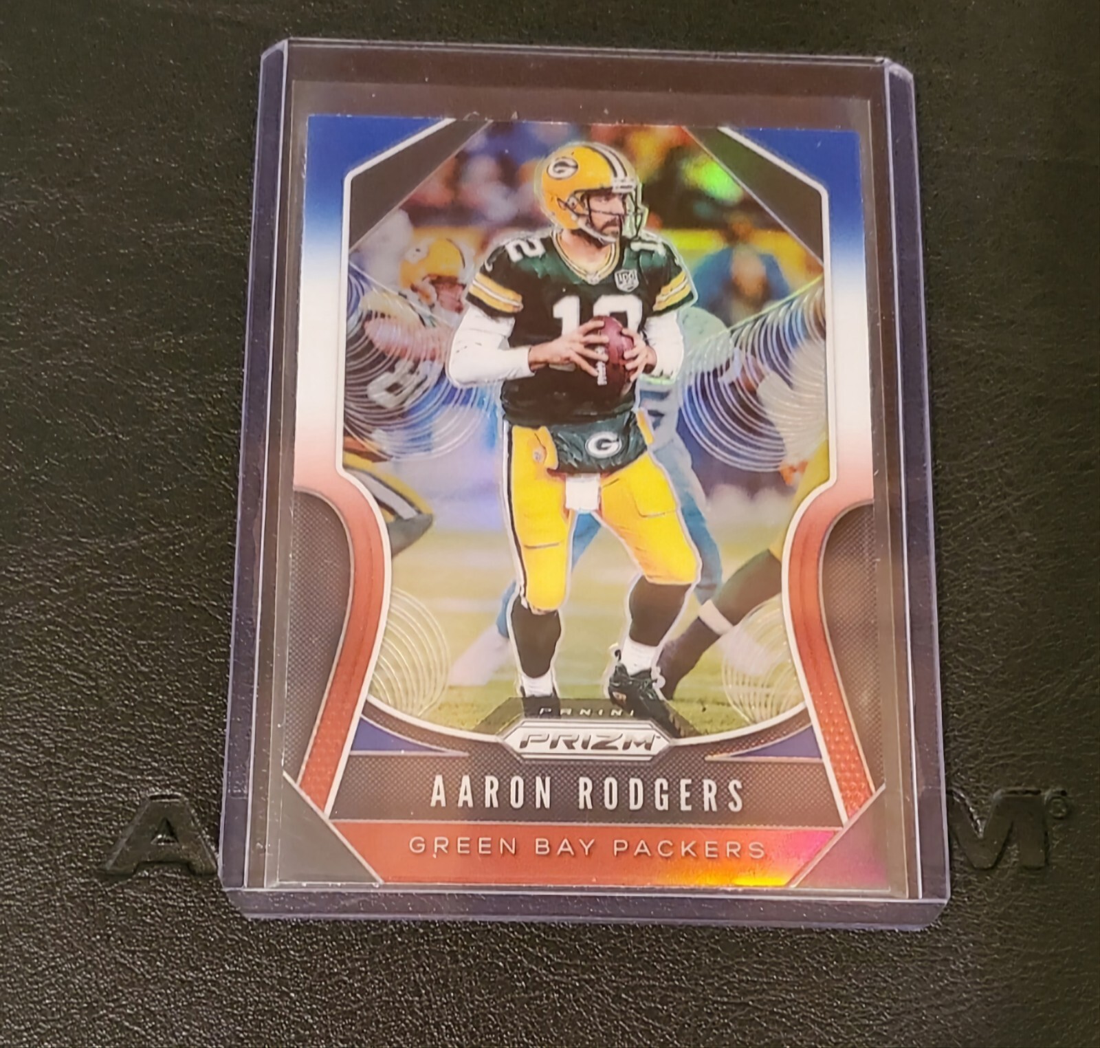 2019 Aaron Rodgers red white blue prizm #119