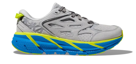 HOKA ONE ONE U CLIFTON L GAMUZA Correr Correr Tenis Zapatos Gris 9.5 1122571