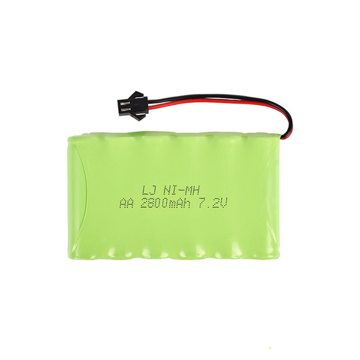7,2V 2800mAh Ni-MH RC Akku Mit SM-2P Stecker – Inkl. USB-Ladekabel, Für Ferngesteuerte Autos & Spielzeug