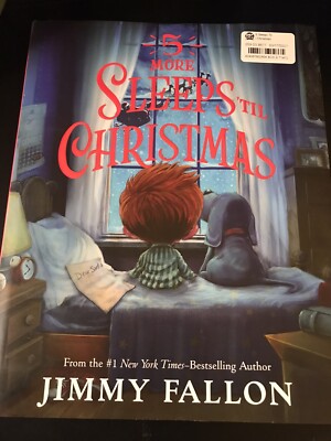 5 More Sleeps  Til Christmas New Picture Book Hardcover Illustrated Jimmy Fallon