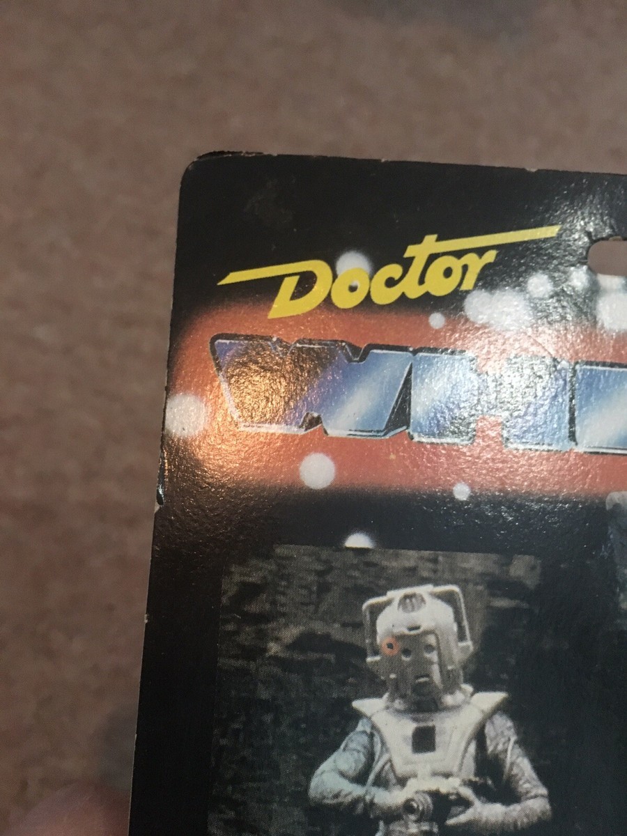 Figurine DAPOL Cyberman Doctor Who 1987 - Sous Blister Rainbow Card - MINT