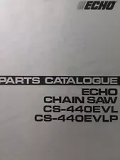 ECHO Kioritz Gas Chainsaw Chain Saw CS-440EVL CS-440EVLP Parts Catalog Manual