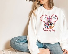 Magic Castle Heart, Mickey and Friends Valentines Day Crewneck, Disney Valentine
