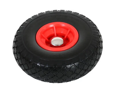 Frosal PU Rad Sackkarre Sackkarrenrad Bollerwagen mit Achsstopfen 20mm / 60mm