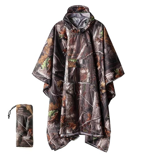 Outdoor Military Waterproof Men Raincoat Awning The Rain Motorcycle Rain Poncho - Picture 18 of 47