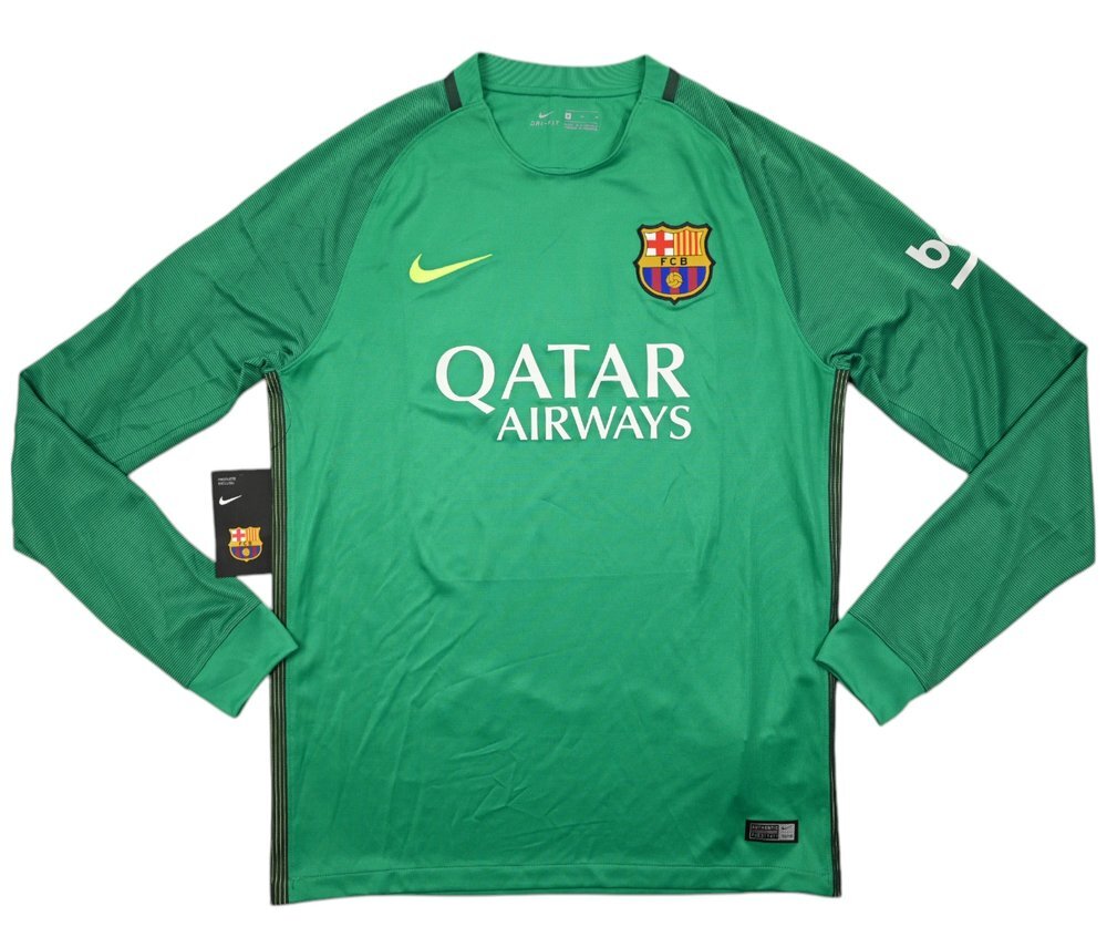 Nike 2016-17 BARCELONA LONGSLEEVE SHIRT TRIKOT M | eBay