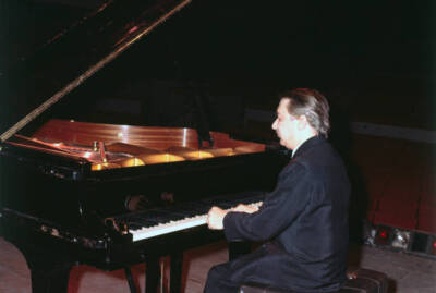 Samson Francois piano Salle Pleyel Paris France November 1968 Old Photo 3