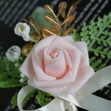 New Wedding Flower Boutonniere Buttonhole Flowers Bridesmaid