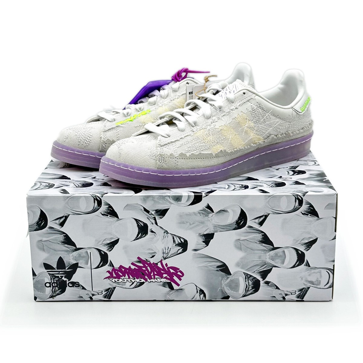 ID6805 Youth of Paris adidas Originals Campus Crystal White