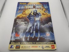 1993 NFL AMERICAN BOWL PROGRAMME - DALLAS COWBOYS v DETROIT LIONS - WEMBLEY