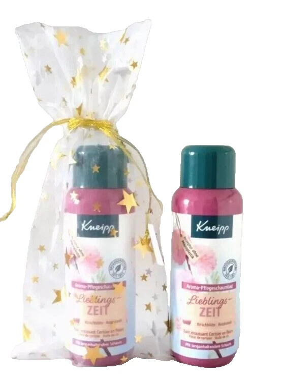 Kneipp BAD Aroma Pflegeschaumbad Lieblings-Zeit Kirschblüte Reiskeimöl 2x400 ml - Bild 4 von 4