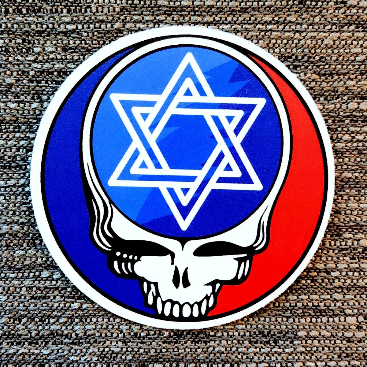 3S MOTORLINE 2X BIANCO 4'' Star of David Magen David Decal adesivi per auto in vinile Israele ebreo