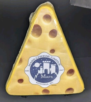 Mars Cheese Castle Wedge T-shirt Kenosha WI - Yellow - Large - NEW IN PACKAGE