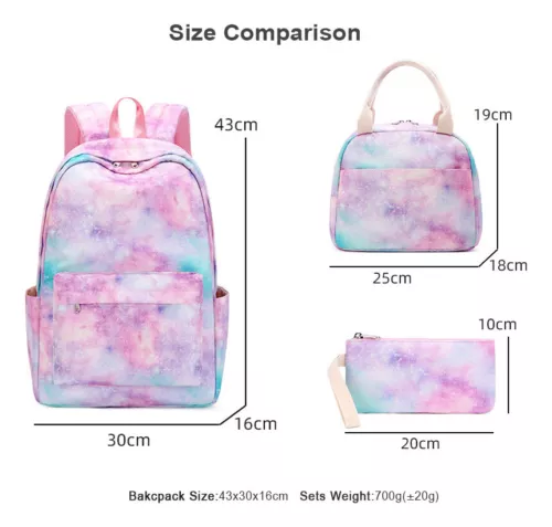 Lilo and Stitch Teenage Student Girls School Bag Three Piece Backpack Set - Picture 18 of 53