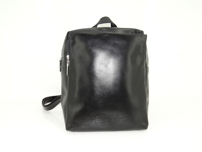 Rucksack Leonhard Heyden Handtasche Tasche Leder Schwarz