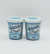 2 Victoria's Secret Water Scrub Refreshing Body Polish Shower Exfoliating 10 oz