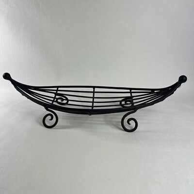 Boat Wire Fruit Basket, China  Modern, Centerpiece, Iron Wire Fruit Basket.