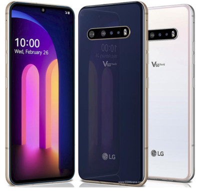 New LG V60 ThinQ 5G T-Mobile 128GB Classy Blue nur T-Mobile Original