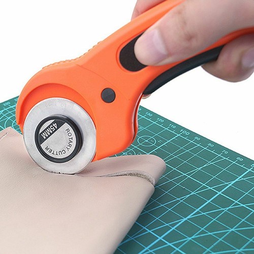 UK 45mm Round Wheel Rotary Cutter Quilting Sewing Roller Fabric Cutting Tools US - Picture 8 of 18
