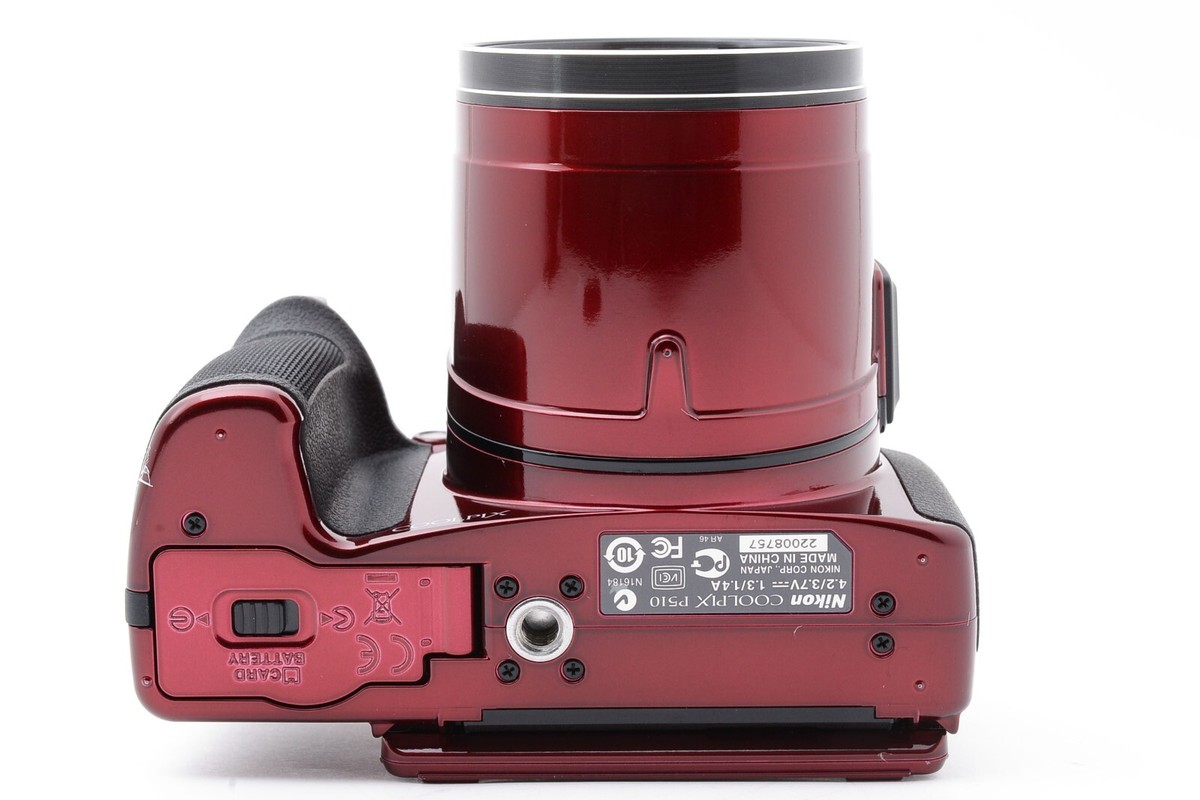 Nikon COOLPIX P510 16.1MP Digital Camera Red w/Battery Nikon COOLPIX P510 16.1MP Digital Camera Red w/Battery