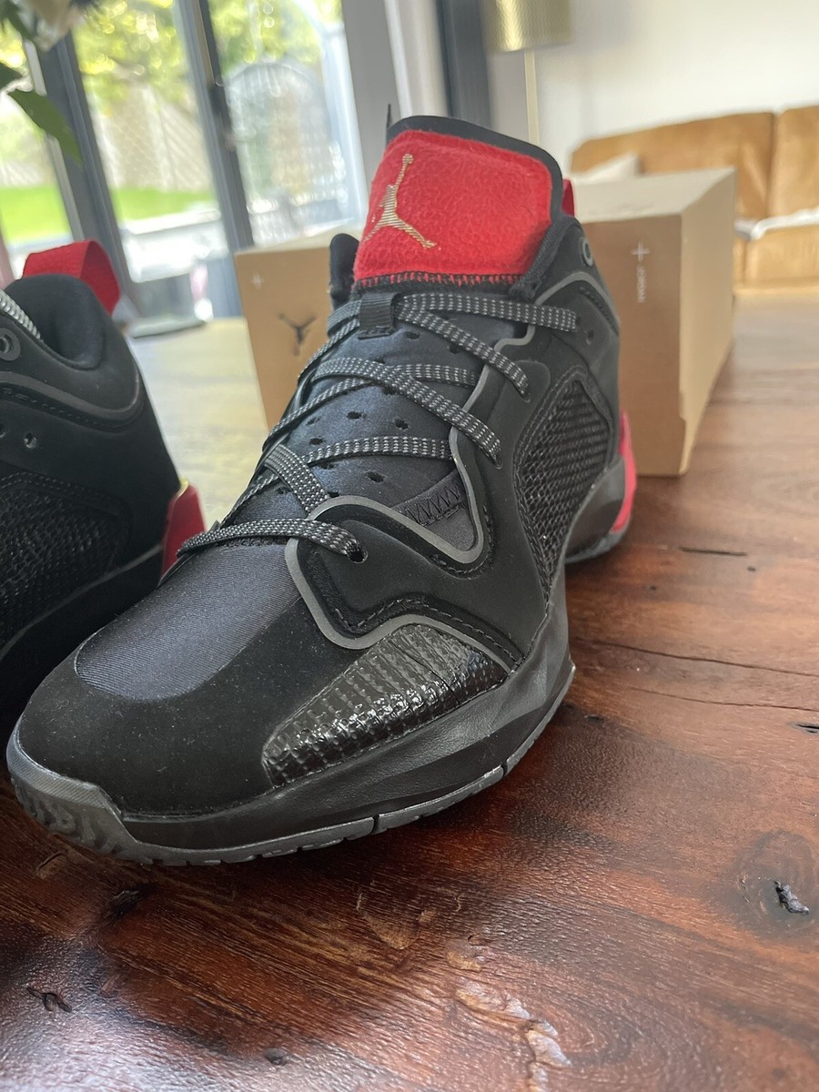 Nike Air Jordan XXXVII 37 Low Bred Mens Shoes DQ4122-007 Black Red