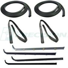 New 8PC Door Seal & Beltline Molding Kit / For 83-88 Ranger w/Vent No-Clips