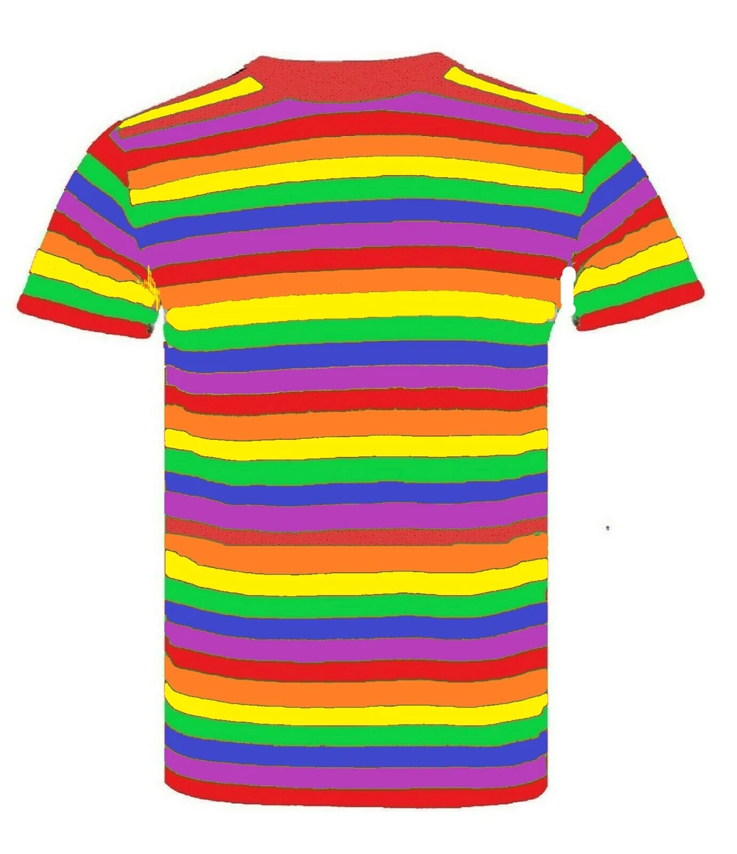 New Adults RAINBOW Stripe Flag Gay Pride Lesbian LGBT Festival