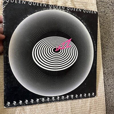 Queen Jazz Vinyl LP Elektra 6E-170 Fat Bottomed Girls Bicycle Race