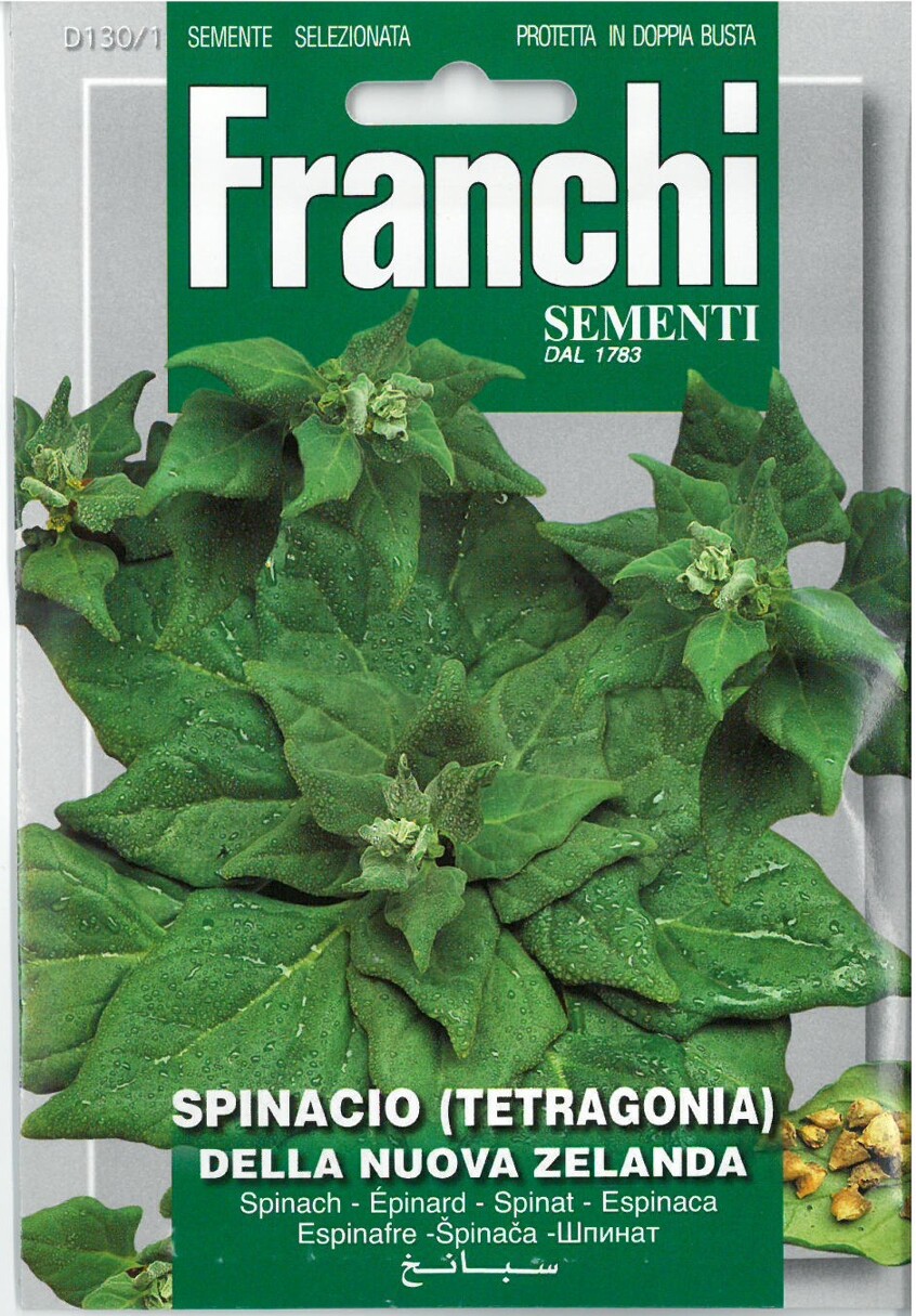 Franchi Seeds Spinach Perpetual Spinacio Tetragonia della nuova Zelanda seed