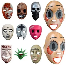 THE PURGE TV SERIES MOVIES ELECTION YEAR COSTUME FACE MASK TRICK OR TREAT ADULT