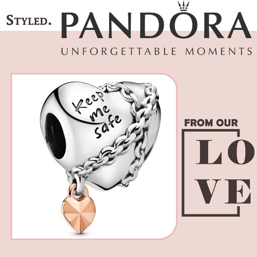 Authentic PANDORA Chained Heart Charm 